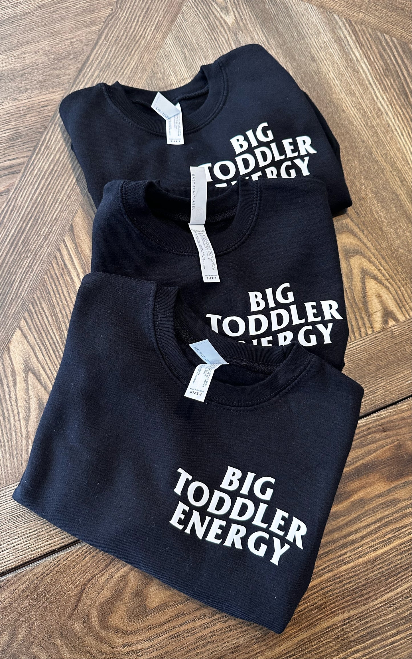 BIG TODDLER ENERGY SWEATSHIRT // FUNNY APPAREL FOR KIDS MOMS SWEATSHIRT