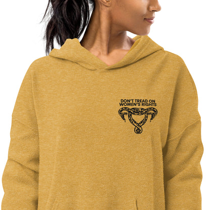 SALE! Last one available Size XL DON'T TREAD ON WOMEN'S RIGHTS (Embroidered Hoodie)