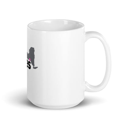 The RHOBC White glossy mug